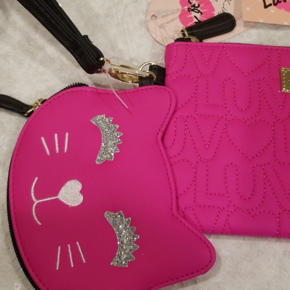 Betsey Johnson Pouch & Kitty Coin Purse - Picture 5 of 8